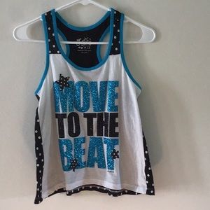 Justice Move to the Beat tank
